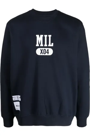 Izzue Sudadera con cuello redondo y logo estampado