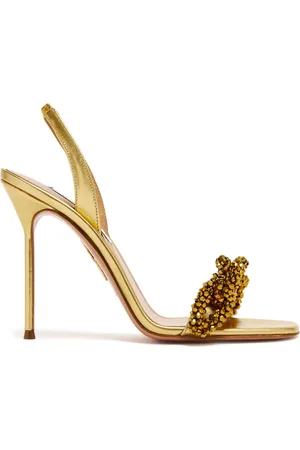 Aquazzura Sandalias Chain Of Love con tacón de 105mm