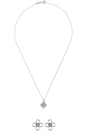 Tory Burch Collar con placa del logo