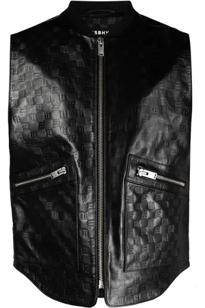 MISBHV Chaleco con monograma en relieve