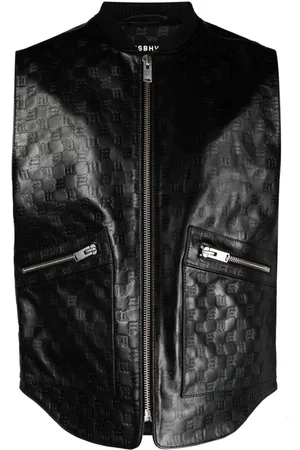 MISBHV Chaleco con monograma en relieve