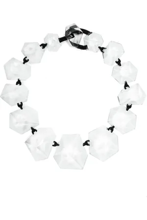 MONIES Collar Nocte oversize con diseño transparente