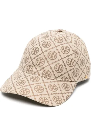 Tory Burch Gorra con logo en jacquard