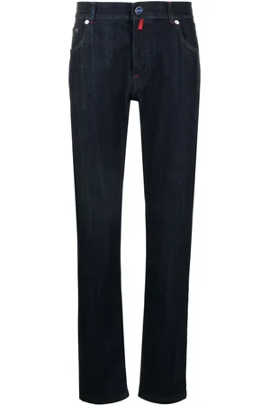 Kiton Jeans slim con tiro medio