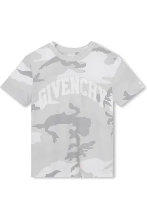 Givenchy Playera con estampado militar y logo