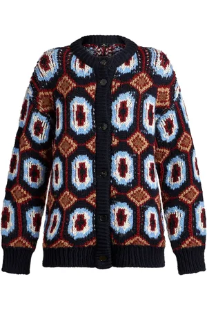 Etro Cárdigan con motivo geométrico en jacquard