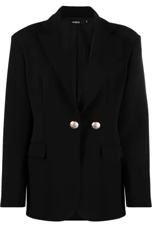 AMEN Blazer con botones y solapas de muesca