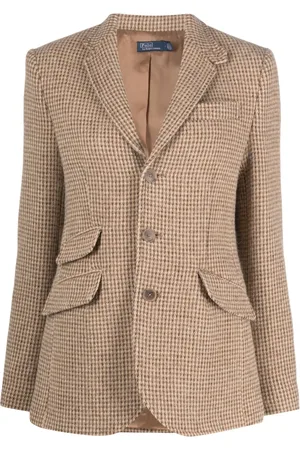 Ralph Lauren Blazer entretejido con motivo de ojo de pájaro