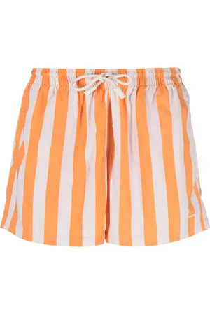 SUNNEI Shorts de playa con rayas estampadas