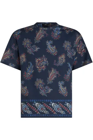 Etro Playera con estampado de cachemira