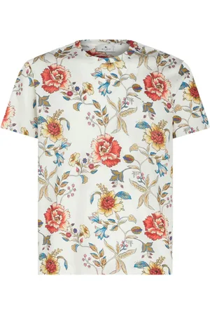 Etro Playera con estampado floral