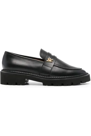 Via Roma Mocasines con letras del logo