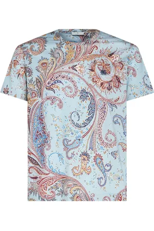 Etro Playera con estampado de cachemira
