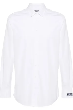 Moschino Camisa con logo bordado