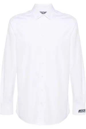 Moschino Camisa con logo bordado