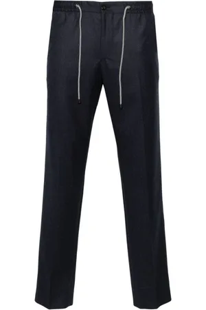 corneliani Pantalones de vestir con cordones en la pretina