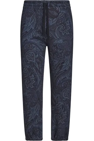 Etro Pants con estampado de cachemira