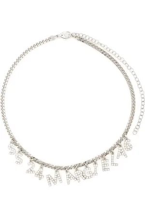 Maison Margiela Collar de cadena con dije del logo