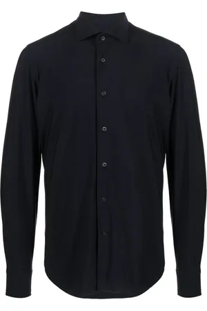 corneliani Camisa con botones y cuello italiano