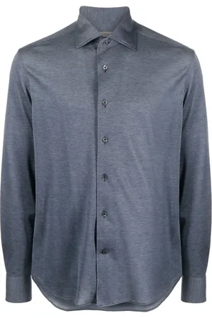 corneliani Camisa con cuello italiano