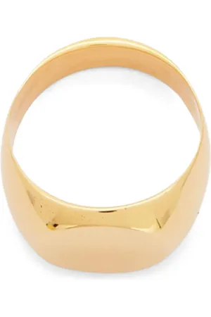 Jil Sander Anillo de sello en plata de ley