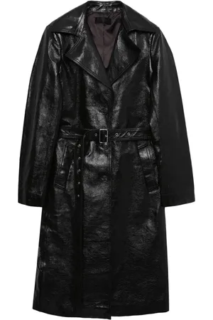 Helmut Lang Abrigo con solapa de muesca