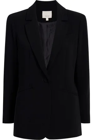 Cinq A Sept Blazer Karlie con solapas de muesca y botones