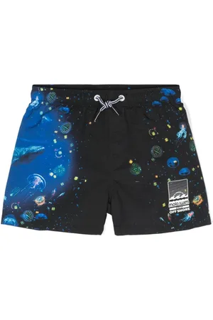 Molo Shorts de playa con estampado abstracto