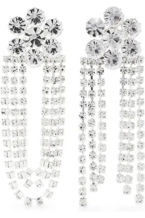 MAGDA BUTRYM Aretes asimétricos con detalles de cristal