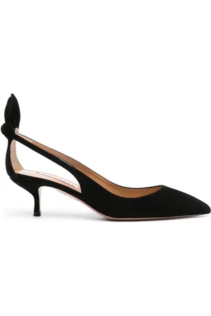 Aquazzura Zapatillas Bow Tie con tacón de 50mm