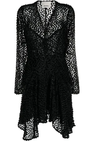 Isabel Marant Vestido corto Usmara con apliques