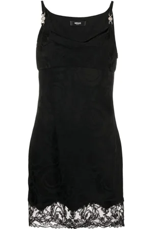 VERSACE Vestido corto con estampado Barocco