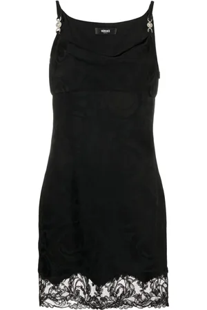 VERSACE Vestido corto con estampado Barocco