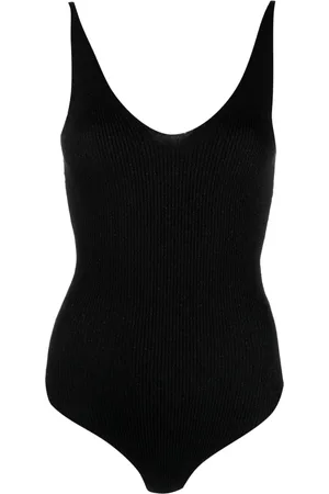 RXQUETTE Body tejido de canalé con efecto brillante