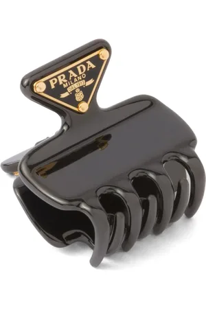 Prada Broche para el cabello con logo triangular
