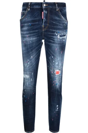 Dsquared2 Skinny jeans con efecto envejecido