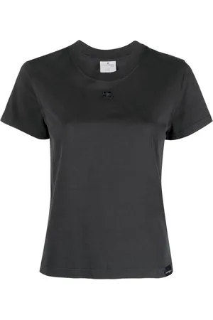 Courrèges Playera con logo bordado