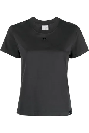 Courrèges Playera con logo bordado