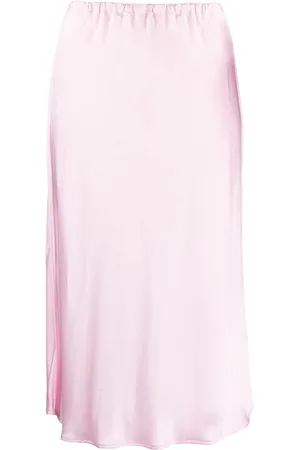 Jil Sander Falda midi con diseño acampanado