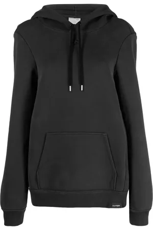 Courrèges Hoodie con logo bordado