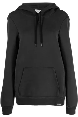 Courrèges Hoodie con logo bordado