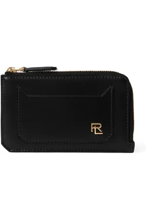 Ralph Lauren Cartera con placa del logo y cierre