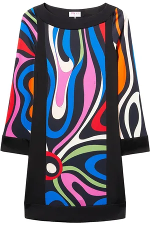 Puccini Vestido corto con estampado Marmo