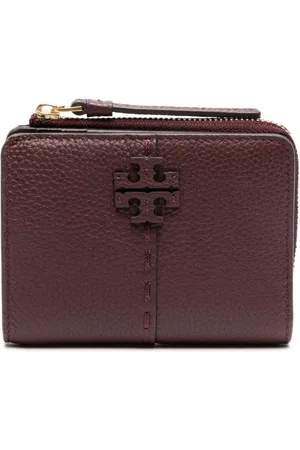 Tory Burch Cartera con parche del logo Double T