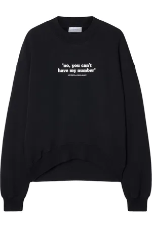 OFF-WHITE Sudadera con estampado de cita
