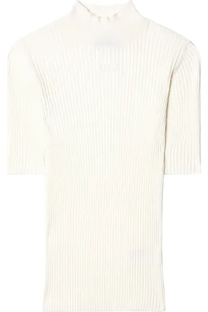 OFF-WHITE Top con parche del logo