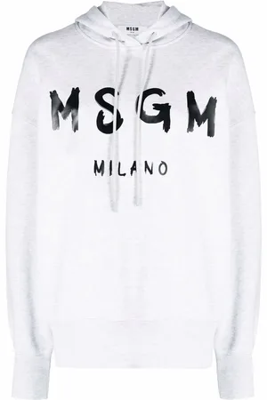 Msgm Hoodie con logo estampado
