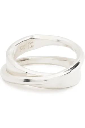 WERKSTATT:MÜNCHEN M1726 double band silver ring