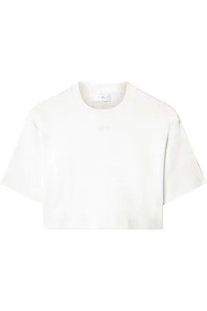 OFF-WHITE Playera corta con logo bordado