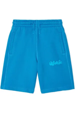 OFF-WHITE Shorts Fluid con logo estampado
